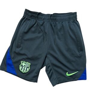Nike FCB Barcelona‎ Youth Boys Soccer Shorts Size Medium Dri-Fit Futbol Nike